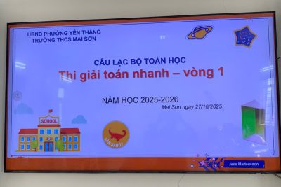 SINH HOẠT CLB TOÁN HỌC